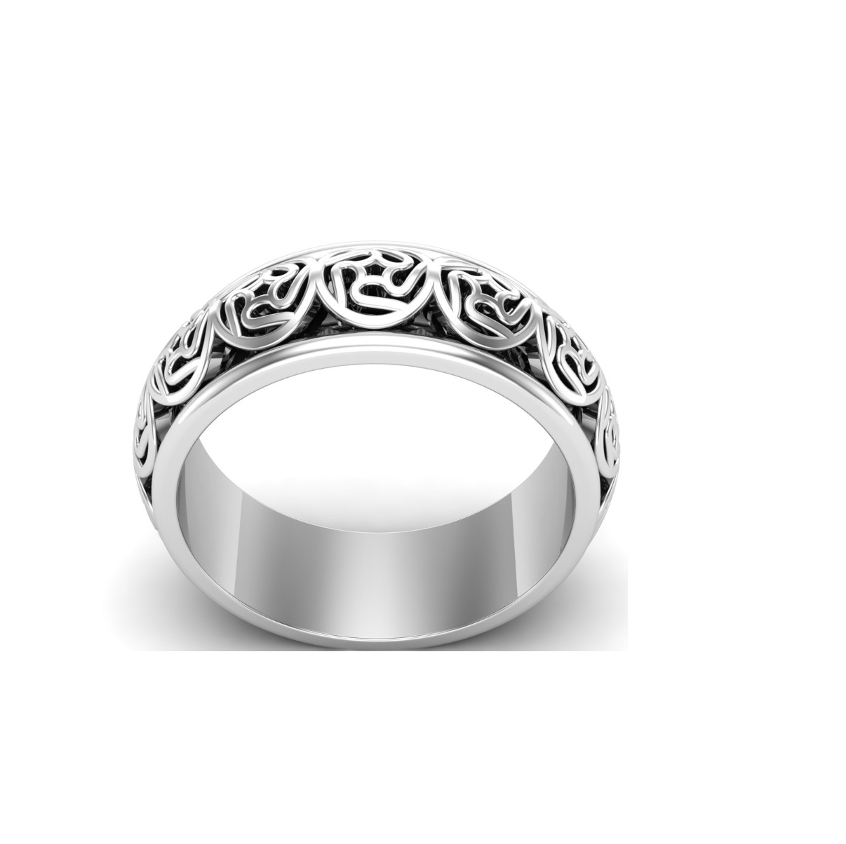 Bague anneau argent Sacred